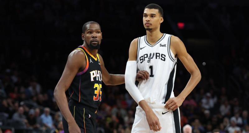  - San Antonio : les photos virales de Wembanyama avec Kevin Durant, le Frenchie fait le buzz