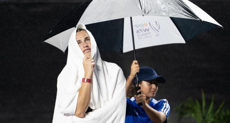  - Masters WTA : le match Sabalenka-Rybakina interrompu par la pluie