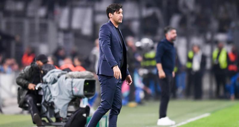  - OM – LOSC : l’entourage de Paulo Fonseca dément un quelconque coup de gueule à la mi-temps !