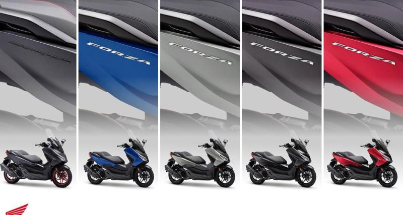  - Nouveaux coloris pour les Forza et ADV350