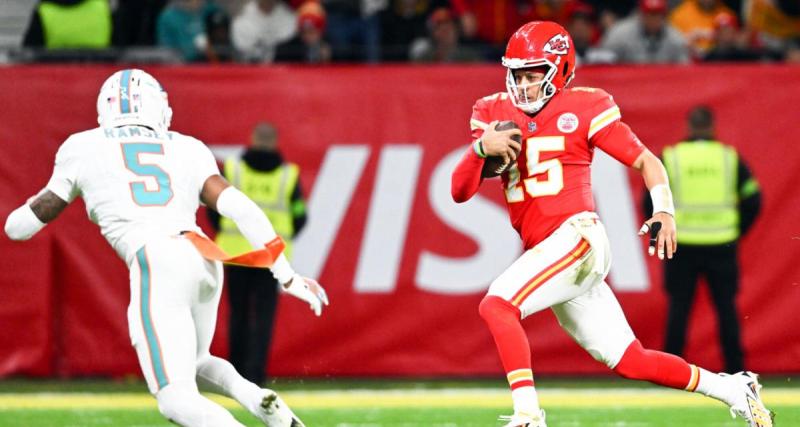  - NFL : les Chiefs vainqueurs d'un énorme duel face aux Dolphins, les Eagles l'emportent aussi, ... les résultats de la 9e journée