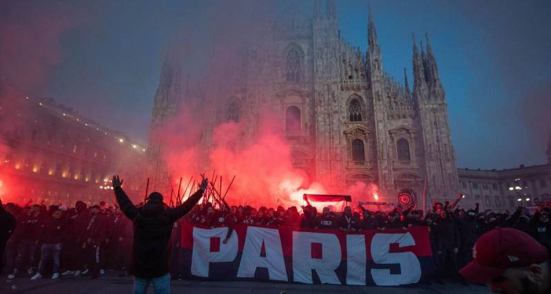  - Milan AC-PSG : 4000 supporters parisiens déjà très chauds dans les rues de Milan