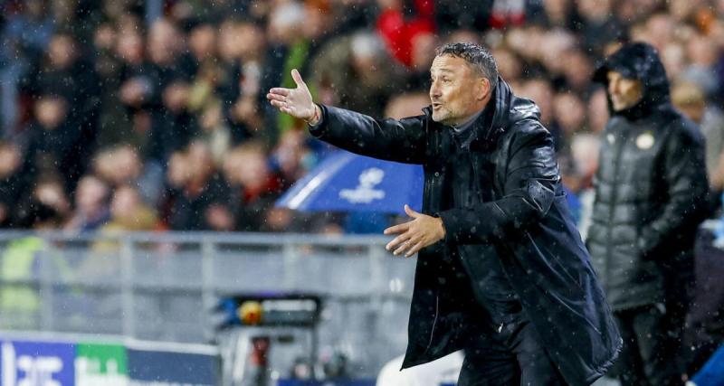  - PSV – Lens : le tacle de Franck Haise sur l'arbitrage