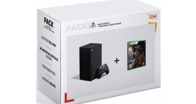  - La Fnac prépare le Black Friday ! La Xbox Series S est en promo et accompagné d'Assassin's Creed mirage 