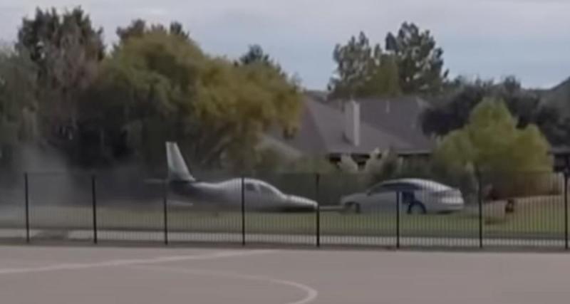  - Problème technique pour l'avion à l'atterrissage, c'est une voiture qui l'arrête