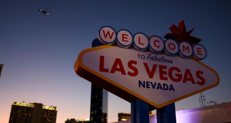  - GP de Las Vegas : la photo impressionnante du trou de la plaque d'égout ayant causé l'accident de Sainz