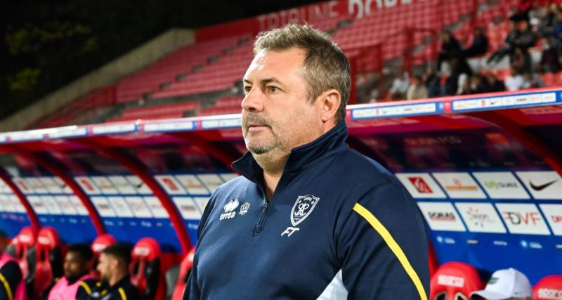  - "On a inversé les curseurs" : Fabien Tissot (Épinal) félicite ses joueurs après la victoire contre Troyes
