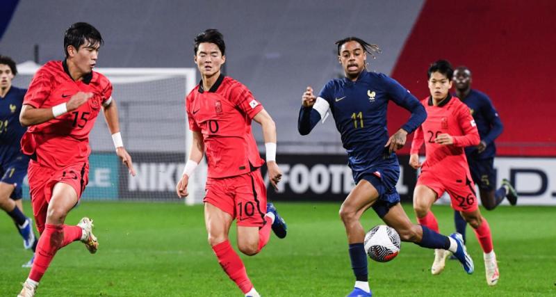  - L’Équipe de France Espoirs termine l’année 2023 par une défaite contre la Corée du Sud 