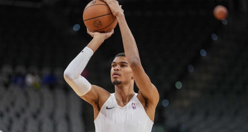  - San Antonio : le prix du tout premier maillot porté par Wembanyama en NBA fait voler un record pour un rookie