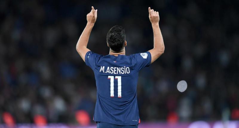  - PSG : Marco Asensio de retour à l'entraînement collectif