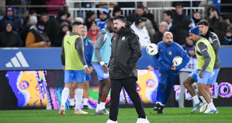 - OM : un "désastre", une "équipe nulle"...Gattuso n'est pas redescendu après la triste seconde période
