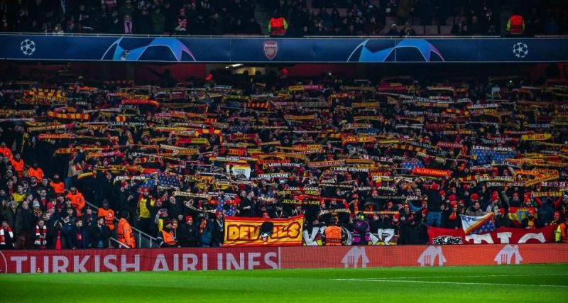  - Arsenal – Lens : l'incroyable ambiance dans le parcage lensois à 5-0