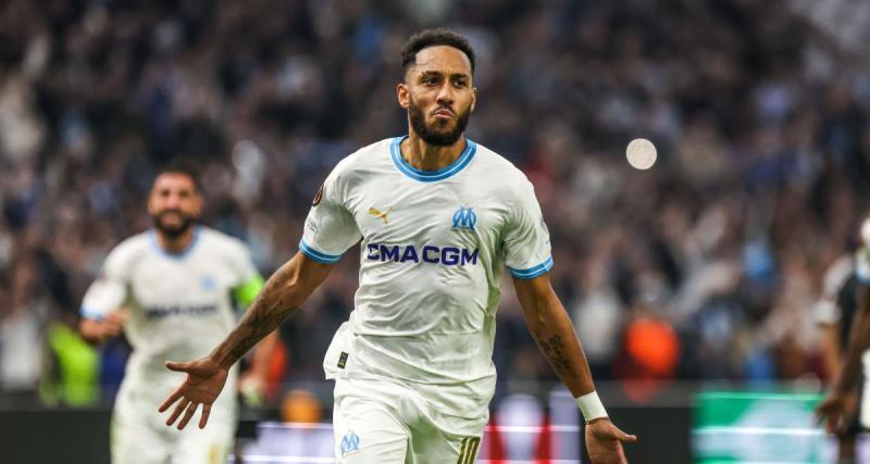  - OM-Ajax : La réaction de Pierre-Emerick Aubameyang, auteur d'un triplé et héros de la soirée