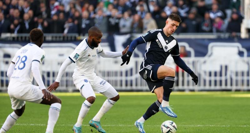  - Troyes mène sur la pelouse de Bordeaux à la pause