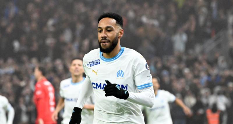  - Om-Rennes : Aumbameyang marque encore, l'OM est devant à la pause mais les Bretons poussent