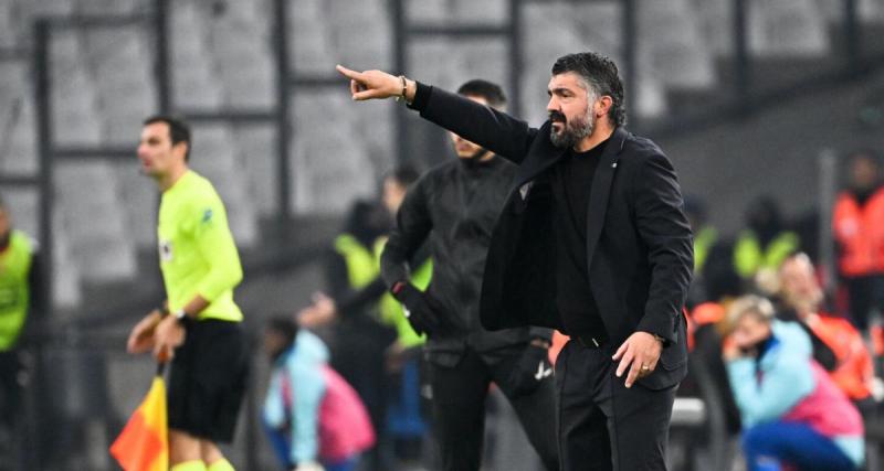  - OM – Rennes : la surprenante confidence de Gattuso sur son vestiaire à la pause