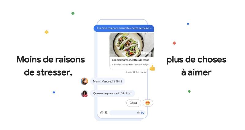  - Google Messages : Une nouvelle identité et 7 nouvelles fonctionnalités