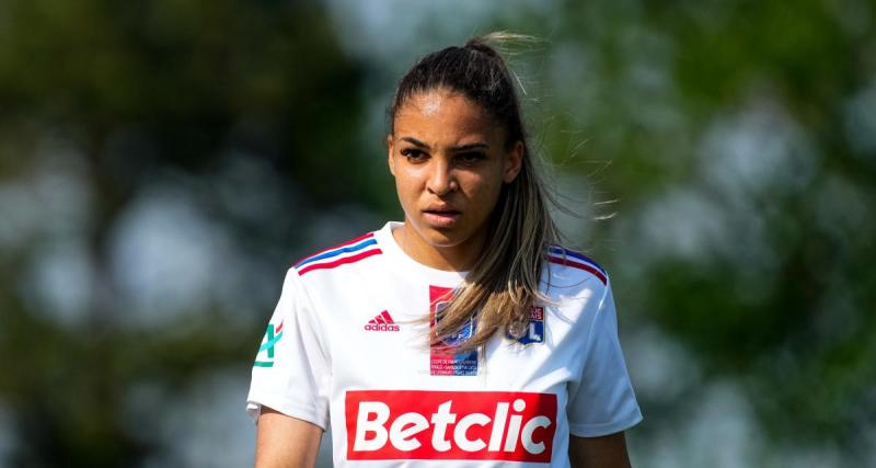  - OL (F) : Delphine Cascarino a repris les exercices avec ballon