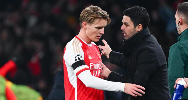  - Arsenal : Arteta et Odegaard mauvais perdants après la défaite contre Aston Villa