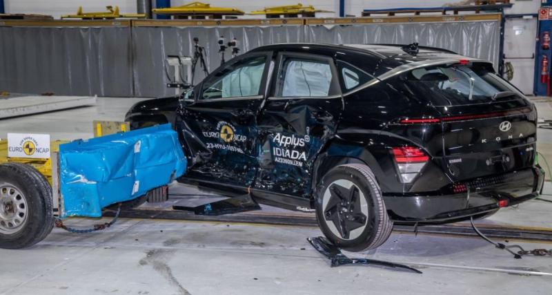  - Le Hyundai Kona déçoit lors du crash-test Euro NCAP avec quatre étoiles