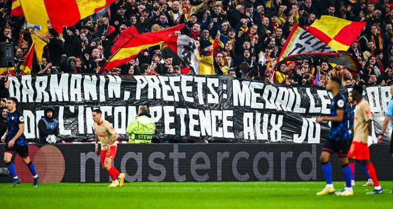  - Lens : les banderoles assassines des supporters envers Darmanin et l’État
