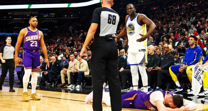  - Golden State : Draymond Green pète encore un plomb et frappe un joueur adverse au visage !