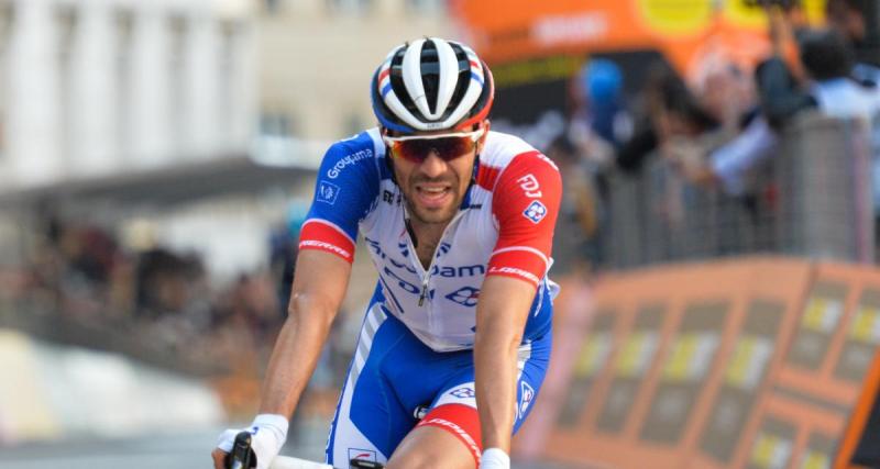  - PSG : Thibault Pinot dans le parcage visiteurs à Dortmund