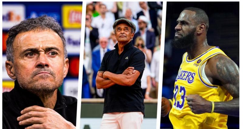  - La promesse de Luis Enrique, Yannick Noah retrouve une équipe de France, le plan lunaire de LeBron James, ... Toutes les infos sports du jour !