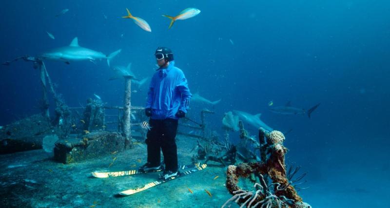  - Quand Kevin Rolland skie avec les requins