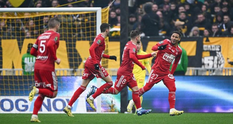  - Brest assomme Nantes en sept minutes et s'invite provisoirement dans le top 4