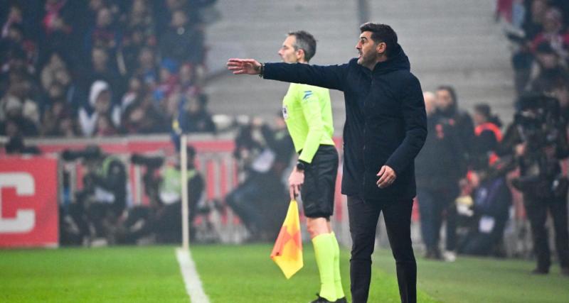  - "C’était un grand match de football": la réaction de Paulo Fonseca (LOSC) après le nul contre le PSG 