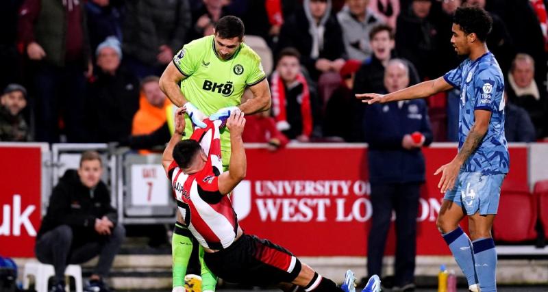  - Premier League : l’énorme embrouille entre Dibu Martinez et Neal Maupay lors Brentford – Aston Villa 