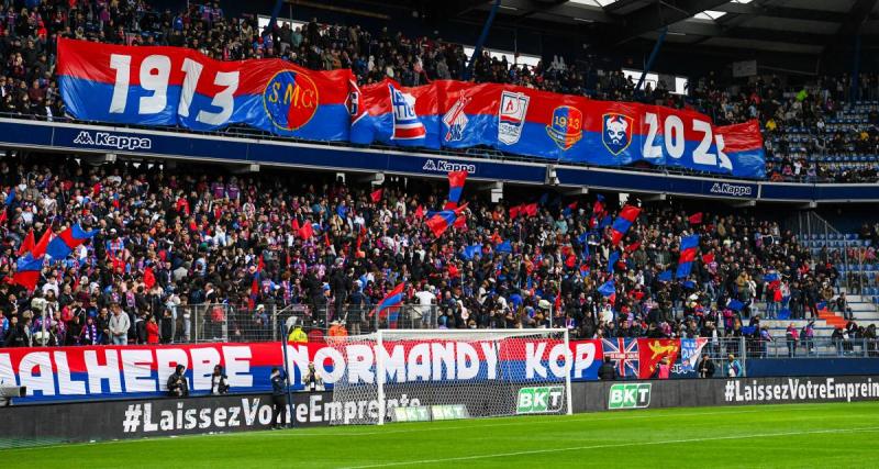  - Caen : le tifo des supporters avant la réception de Dunkerque