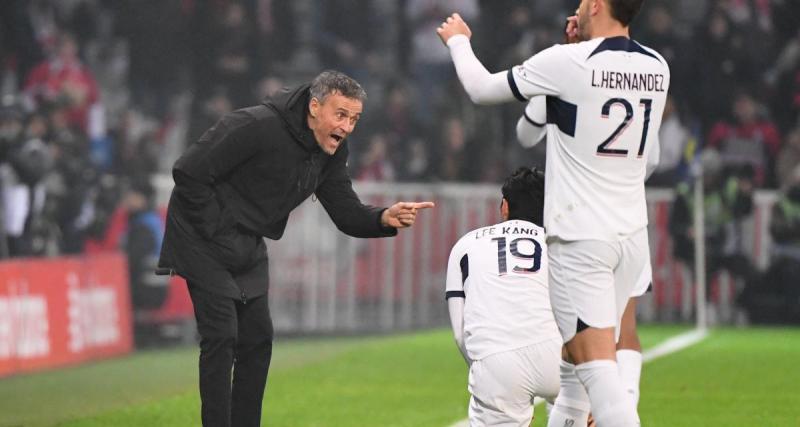  - Lille - PSG : "Ça fait un peu mal", Luis Enrique est frustré mais il assume ses choix