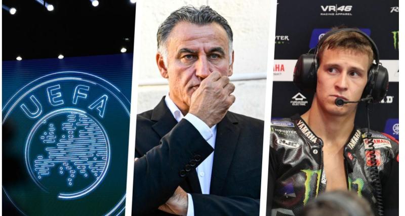  - L'UEFA prend une énorme claque, Galtier relaxé par la justice, Quartararo va suivre deux pilotes de près en MotoGP, ... Toutes les infos sports du jour !