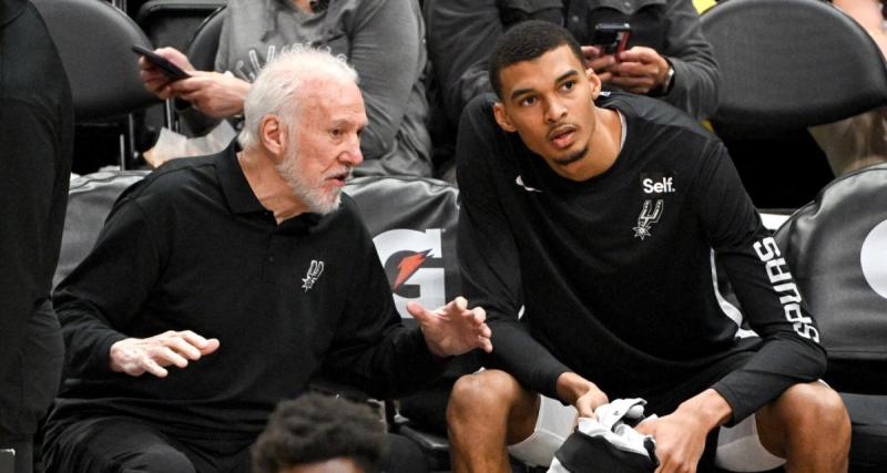  - San Antonio : malgré les critiques, Popovich fait fermer la bouche de ses détracteurs concernant sa gestion de Wembanyama