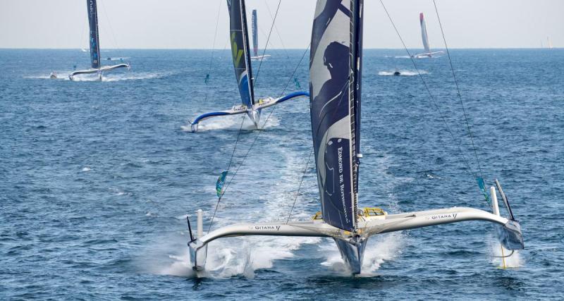  - Top départ de la nouvelle épreuve de voile autour du monde avec Alpina 