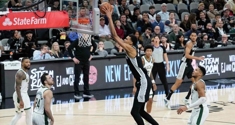  - San Antonio : malgré un grand Wembanyama, les Spurs craquent encore face aux Cavaliers 