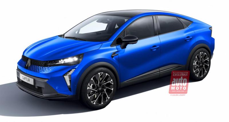  - Futur Renault Captur Coupé (2024) : avis de mini-Rafale sur la majeure partie du pays