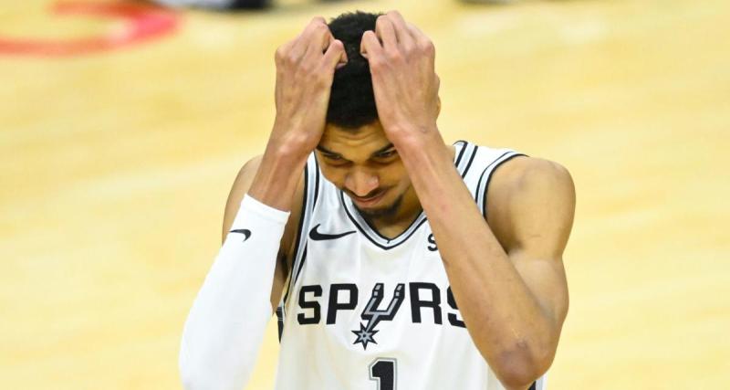  - San Antonio : le drôle de moment capturé par un fan au sujet de Wembanyama, qui a laissé parler sa colère 