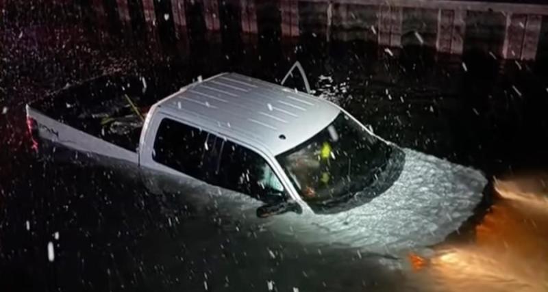  - La course-poursuite se termine à l’eau pour les fuyards, le plan d’évasion n’était pas suffisamment travaillé…