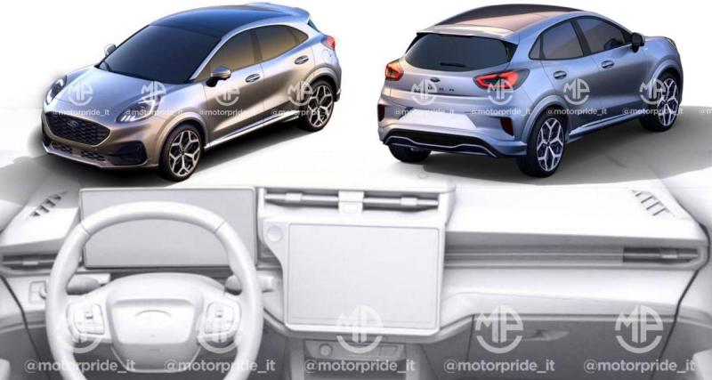  - SCOOP Ford Puma restylé (2024) : nouveau regard, cockpit inédit et variante électrique pour le SUV urbain