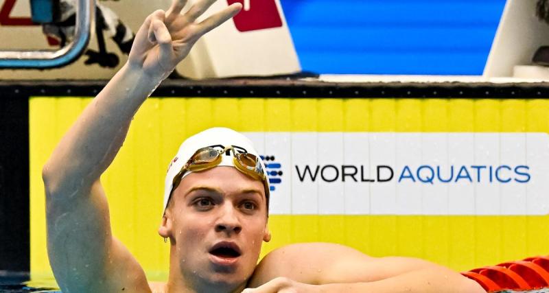  - Natation : Léon Marchand annonce la couleur pour les JO et son « année énorme »