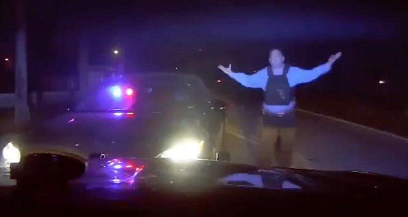  - VIDEO - Les forces de l’ordre stoppent la course folle d’un chauffard, surprise, c’était un policier lui aussi !