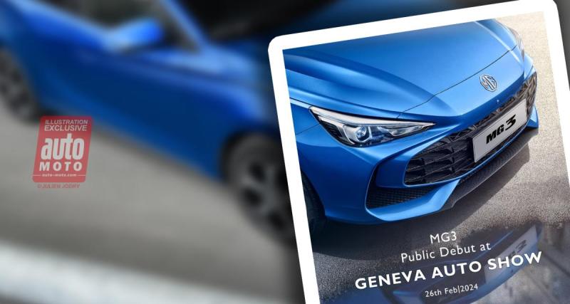  - Nouvelle MG3 (2024) : alors que MG ne révèle que sa calandre, Auto-Moto la dévoile déjà en intégralité