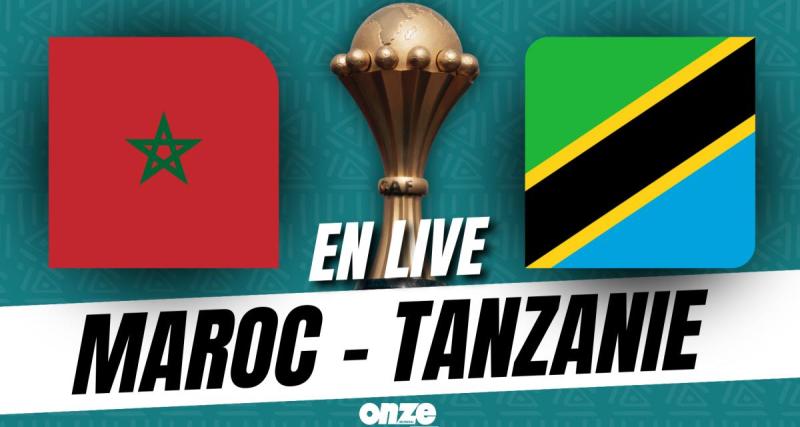  - Maroc - Tanzanie en direct : les Lions de l'Atlas ont parfaitement réussi leur entame 