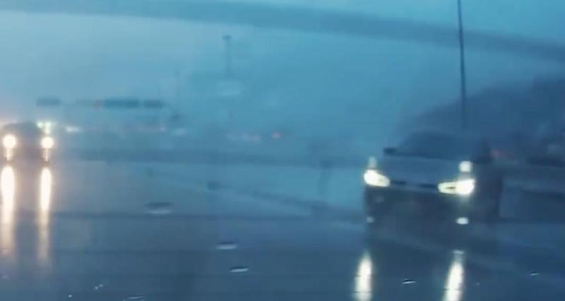  - VIDEO - En aquaplaning sur l'autoroute, carambolage garanti