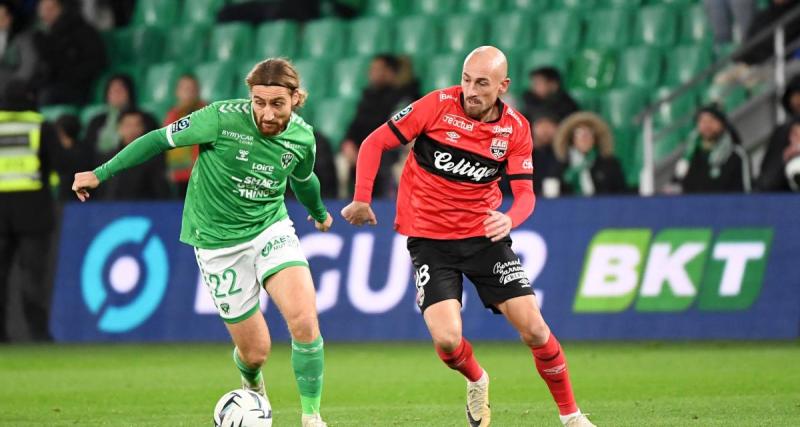  - ASSE : Victor Lobry file à Guingamp (off)