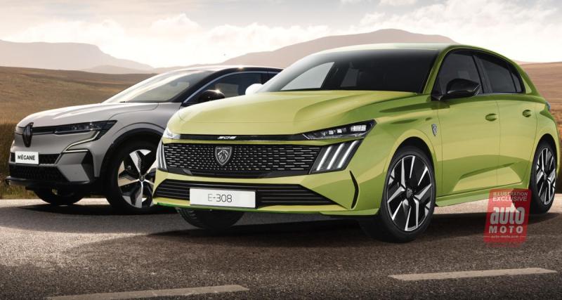  - Future Peugeot E-308 (2025) : bientôt au niveau des prestations de la Renault Mégane électrique ?