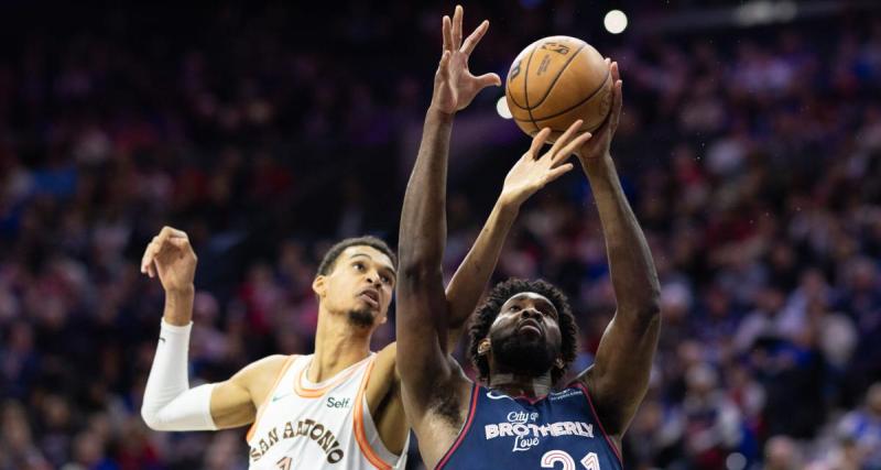  - Philadelphie - San Antonio : quand Embiid hallucine complet en apprenant la taille de Wembanyama avant le match